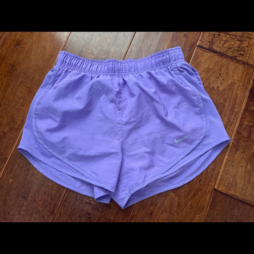Purple Nike athletic shorts!
